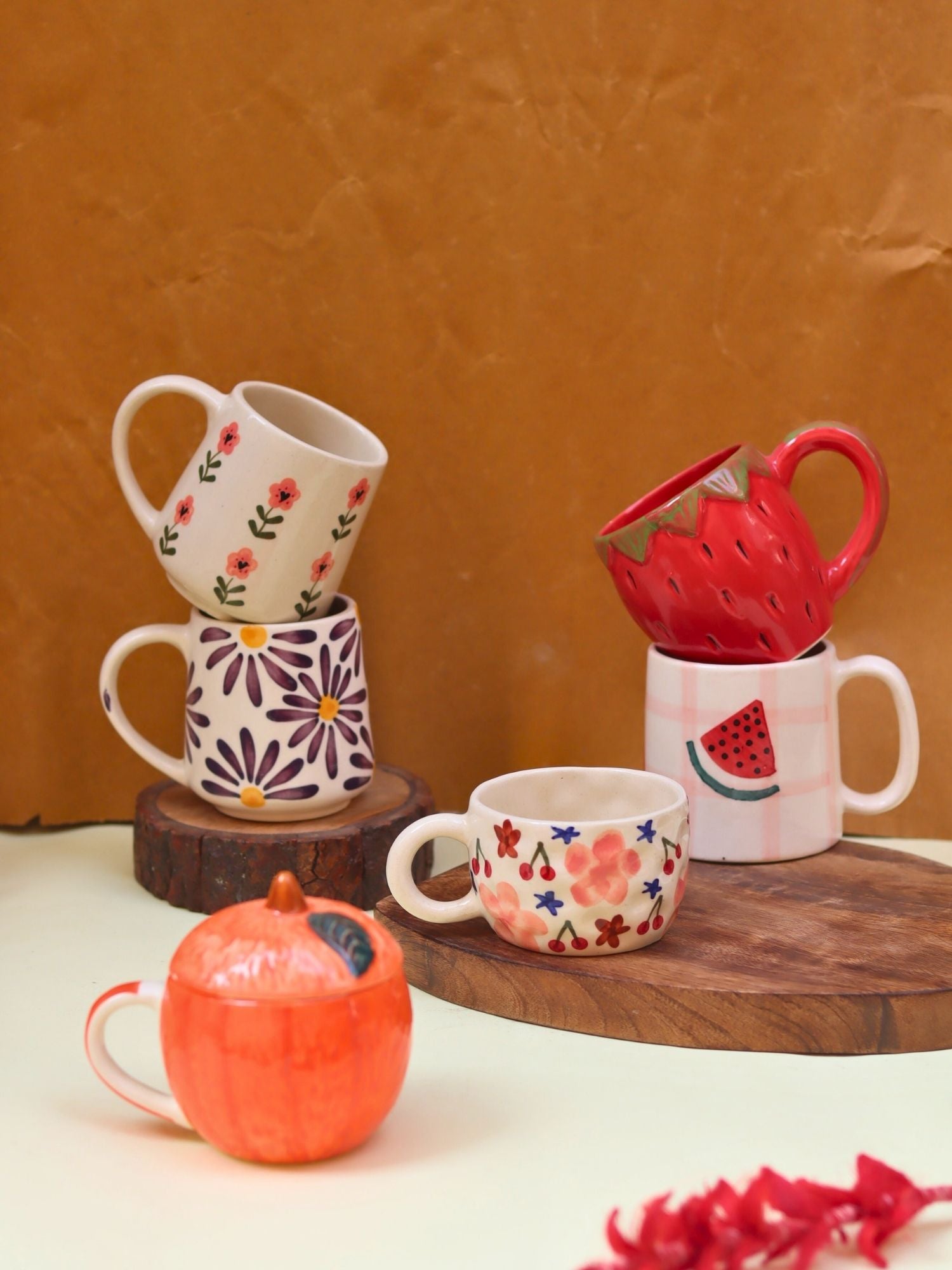 Handmade Set of 6 Chill & Fill Mugs Combo (for the price of 5)