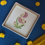 Red Motif Serving Platter - Large made by ceramic