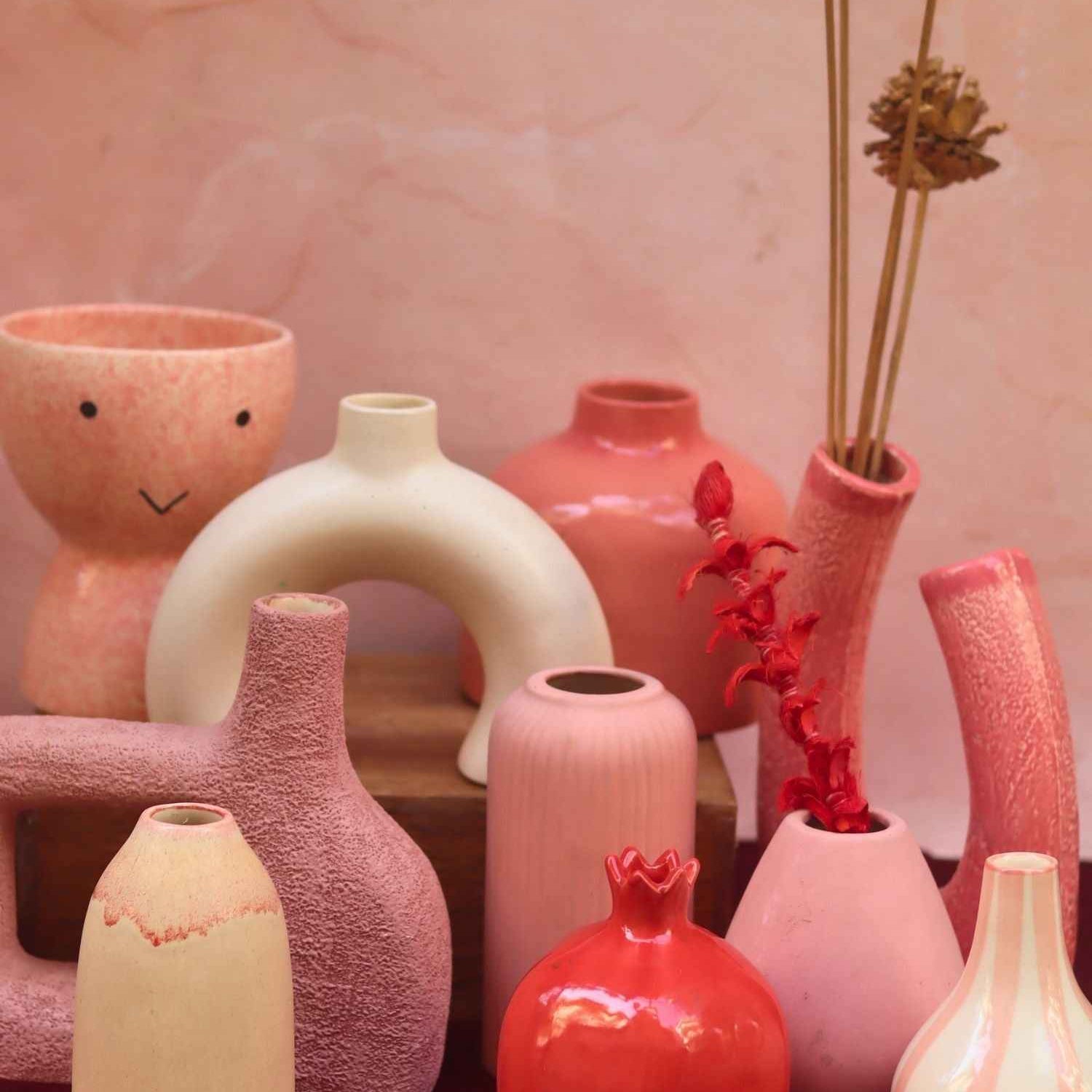 Set of 10 Pastel Charm Vases combo (for the price of 7)