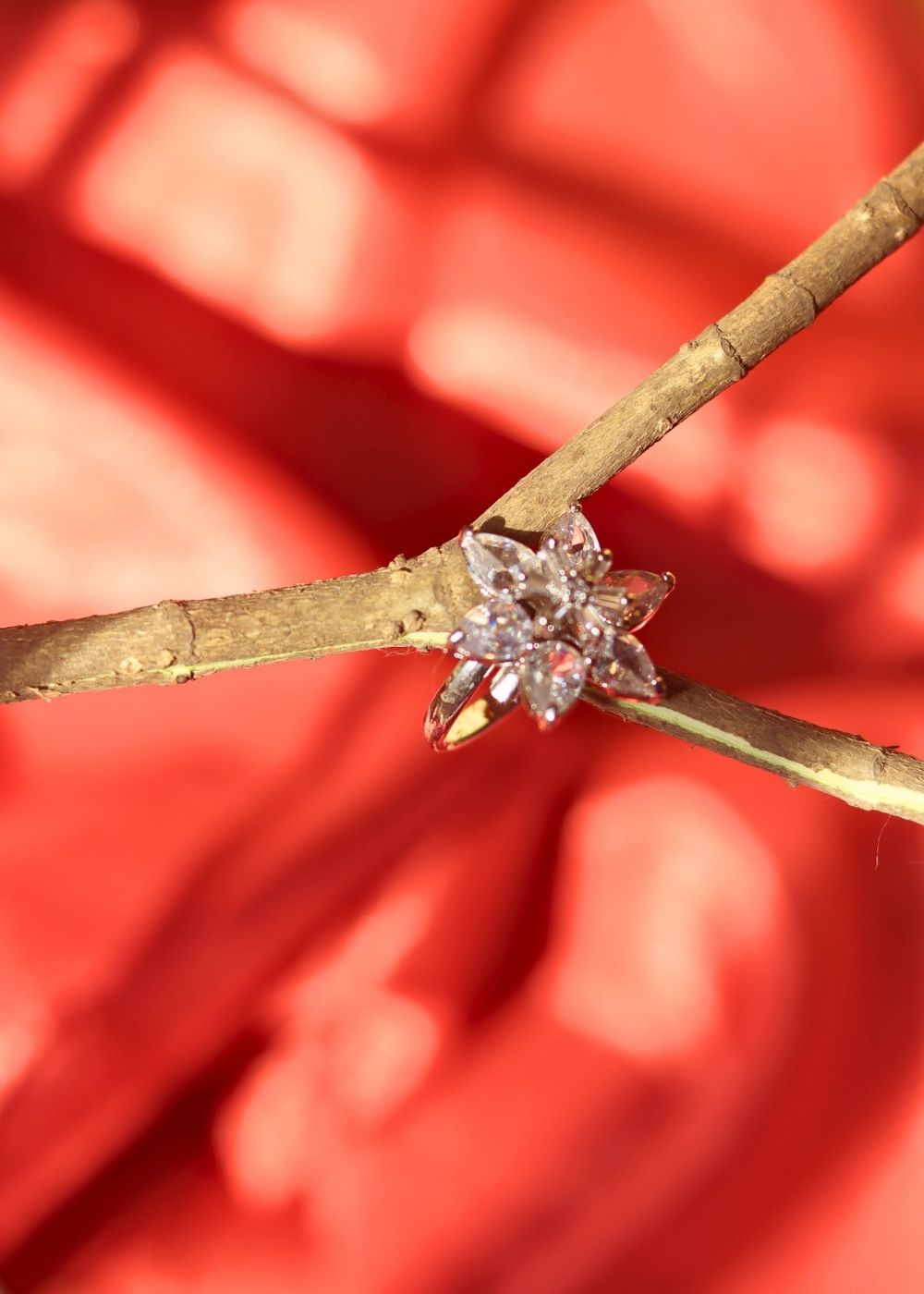 Floral Bliss Ring with premium quality material