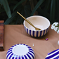 thick stripes bowl