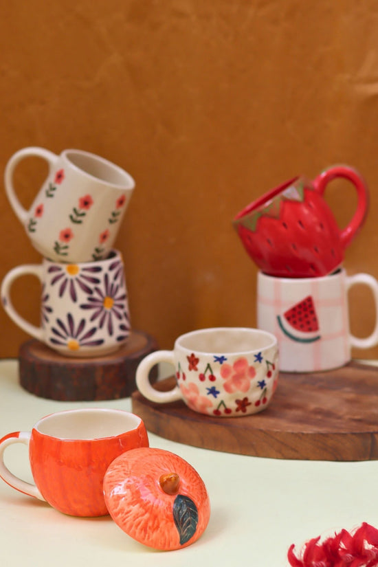 Set of 6 Chill & Fill Mugs Combo (for the price of 5) made by ceramic