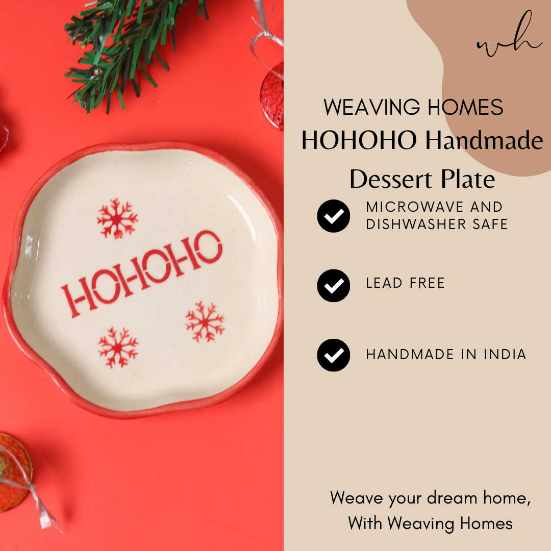HOHOHO Handmade Dessert Plate