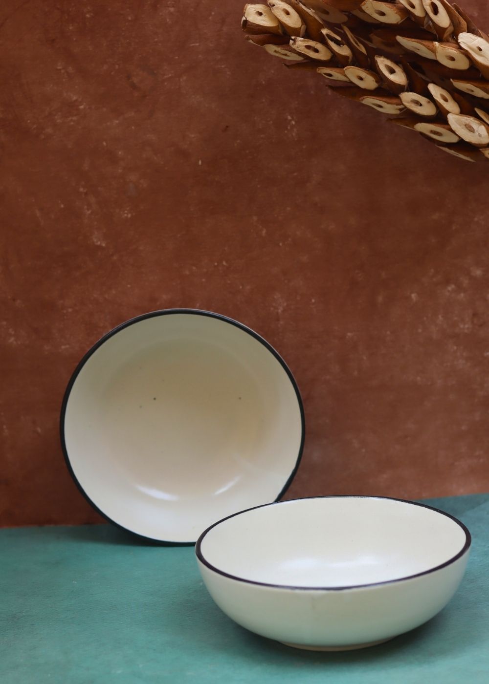 handmade Basic White Curry Bowl 