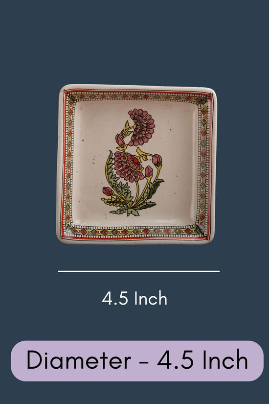 Red Motif Platter