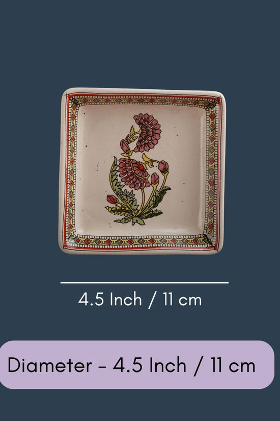 Red Motif Platter