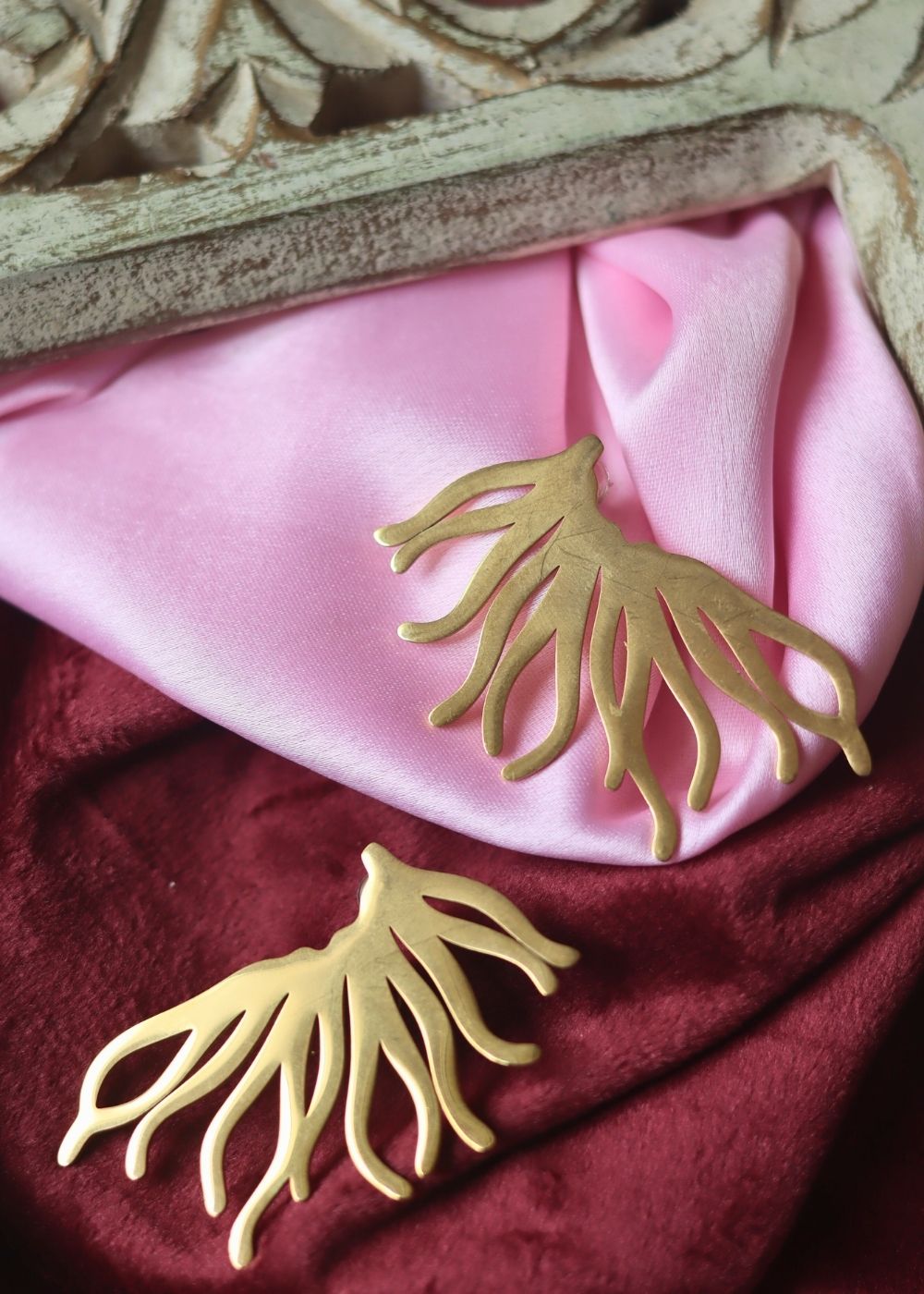 Handmade Gold Statement EarCuffs