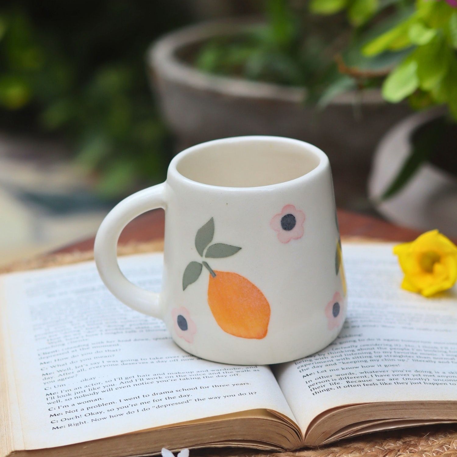 Citrus Mug made by ceramic