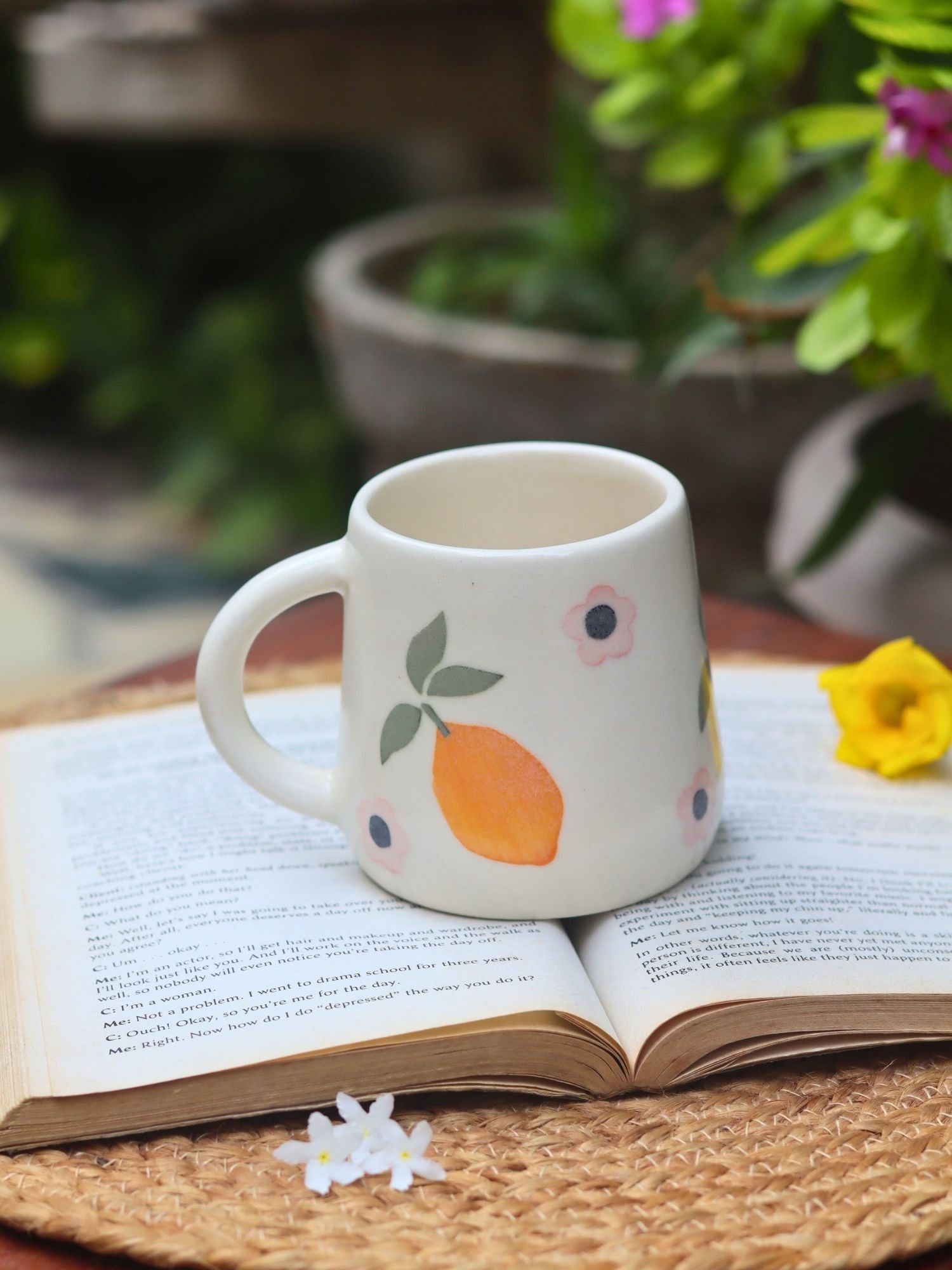 Citrus Mug made by ceramic