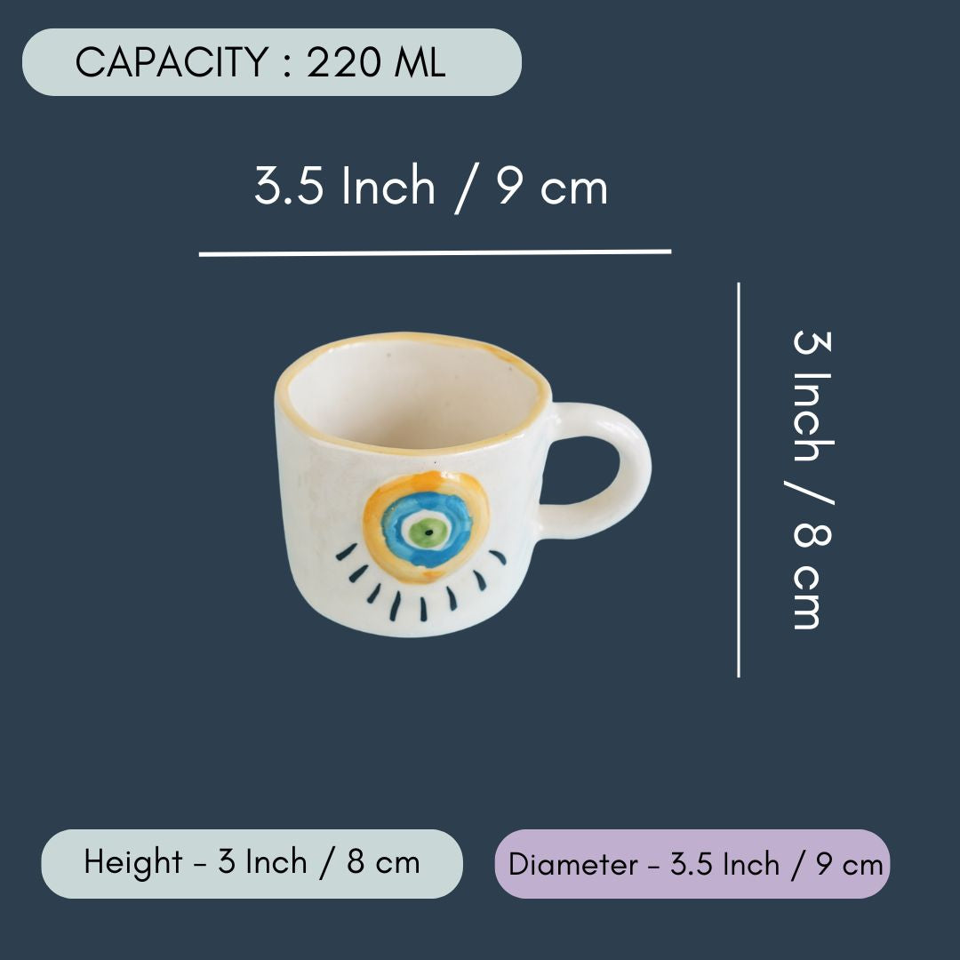 Abstract Evil Eye Mug