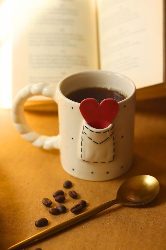 Love Letter Mug handmade in India