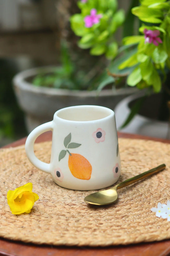 Citrus Mug handmade in India