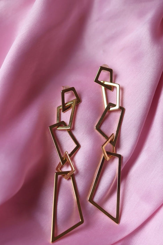 Zina Statement Earrings handmade in India