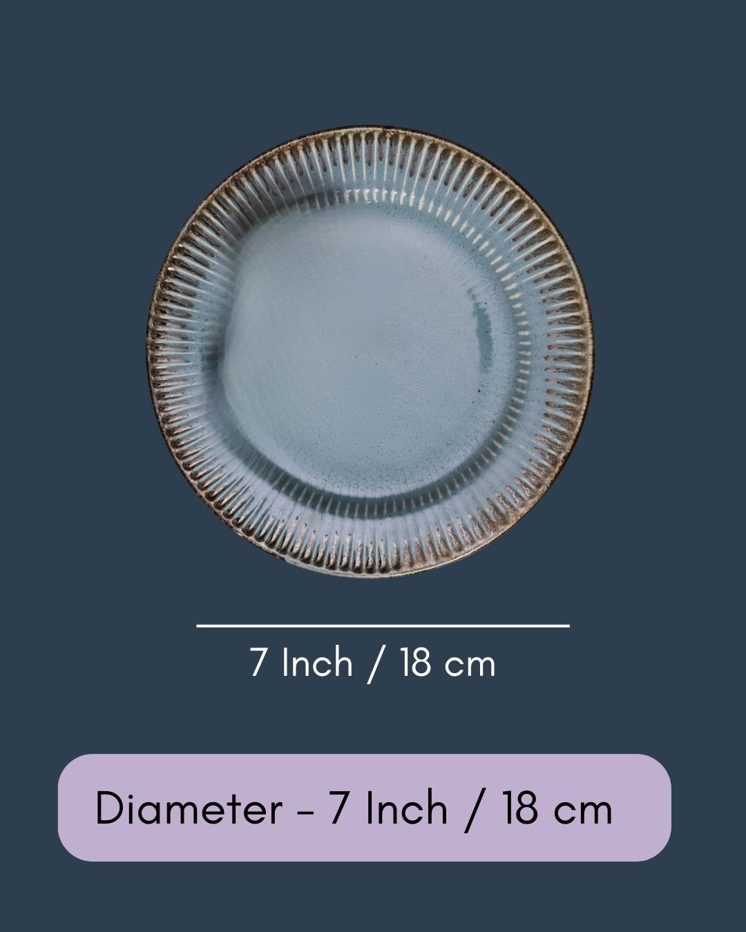 Teal Spiky Snack Plate