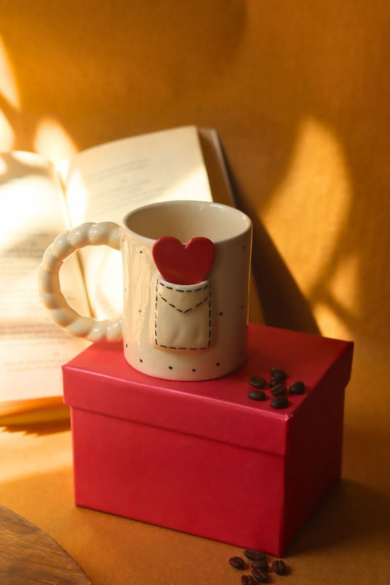 handmade Love Letter Mug in a Gift Box 