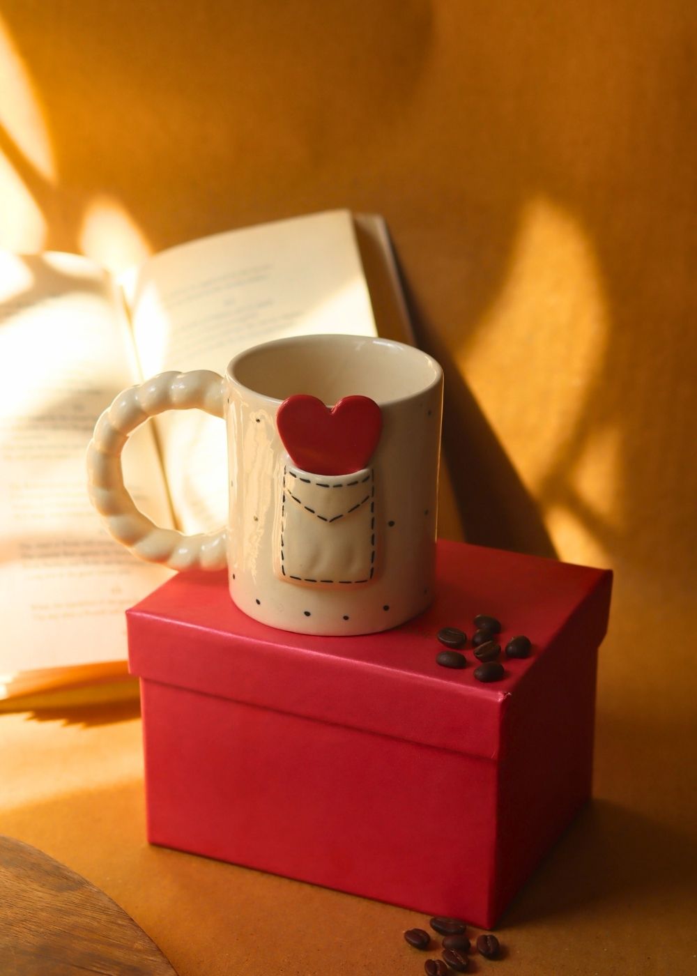 handmade Love Letter Mug in a Gift Box 