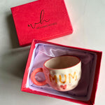 Handmade MUM Mug in a Gift Box