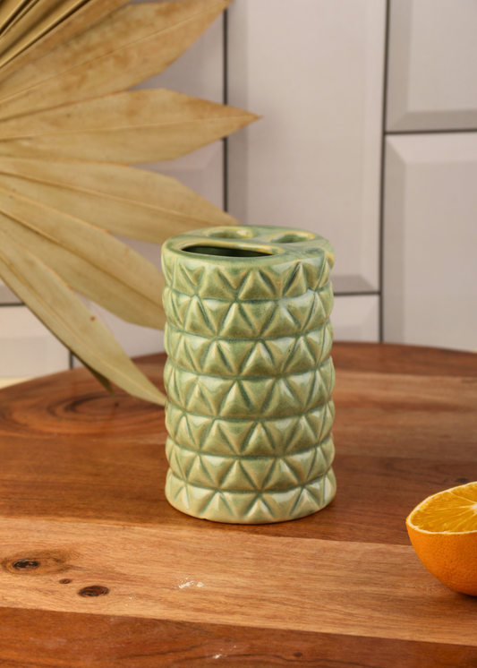 Ceramic brush holder 