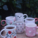 Set of 6 Coffee Lovers Delight Mugs (for the price of 5) with premium quality material