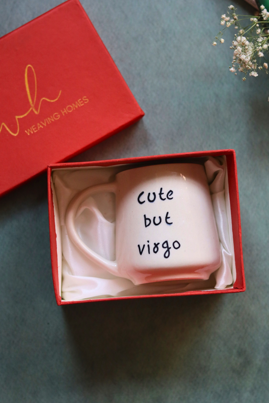 cute but virgo mug with luxury gift box
