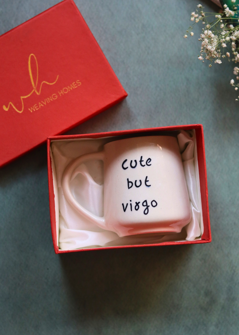 cute but virgo mug with luxury gift box