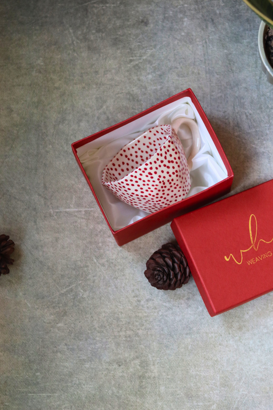 Red Polka Coffee Mug 