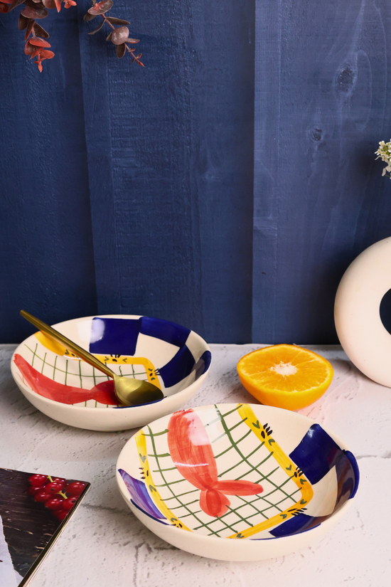 Handmade ceramic fish bowls 