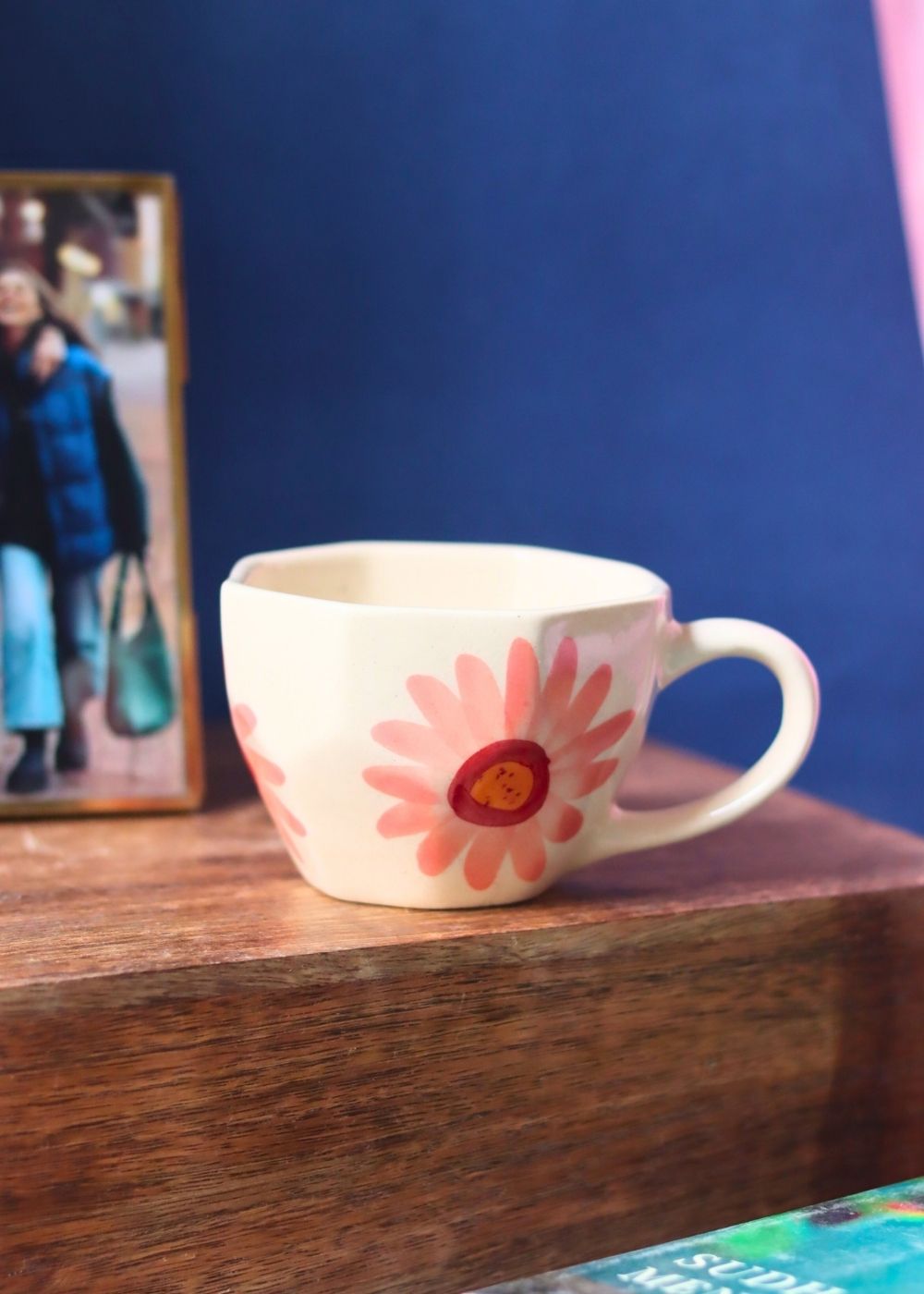 Handmade Flower Coffee Mug