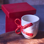 Pinteresty Bow Mug in a Gift Box handmade in india