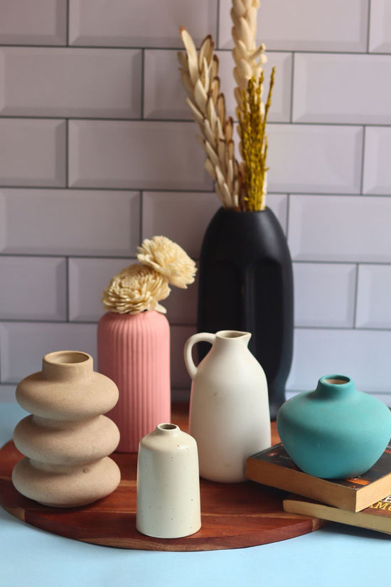 bestselling vases Set of 6 handmade in india 