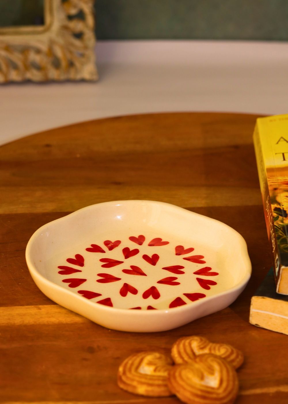 All Hearts - Handmade Dessert Plate