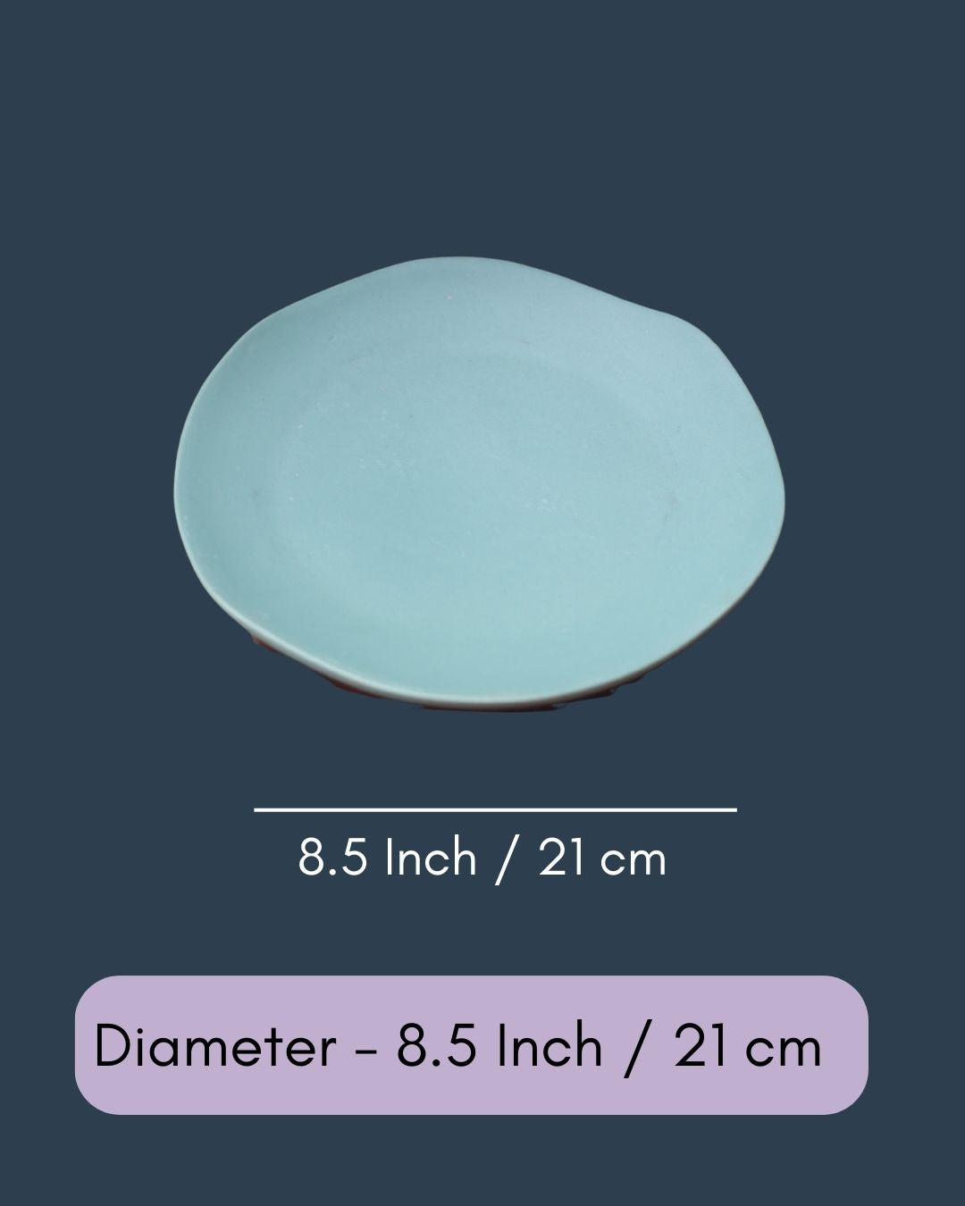 Misfit Snack Plate - Teal