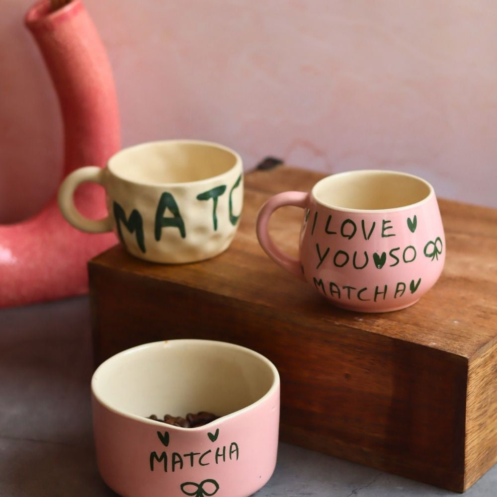 handmade Set of 3 - Matcha Love Combo