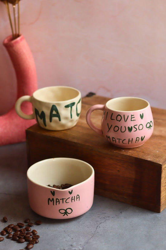 handmade Set of 3 - Matcha Love Combo