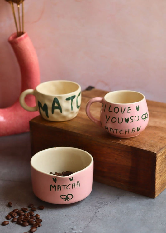handmade Set of 3 - Matcha Love Combo