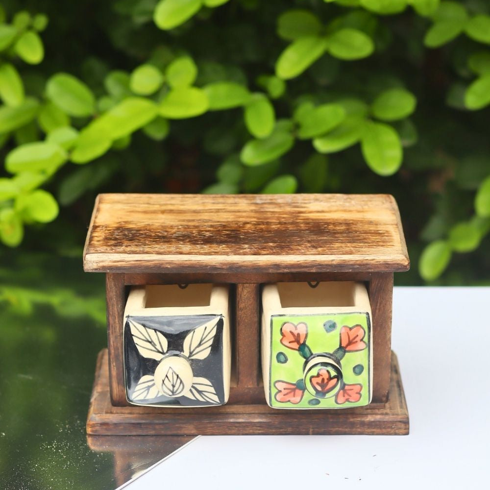 Handmade Wooden Decor Drawer – Wildflower