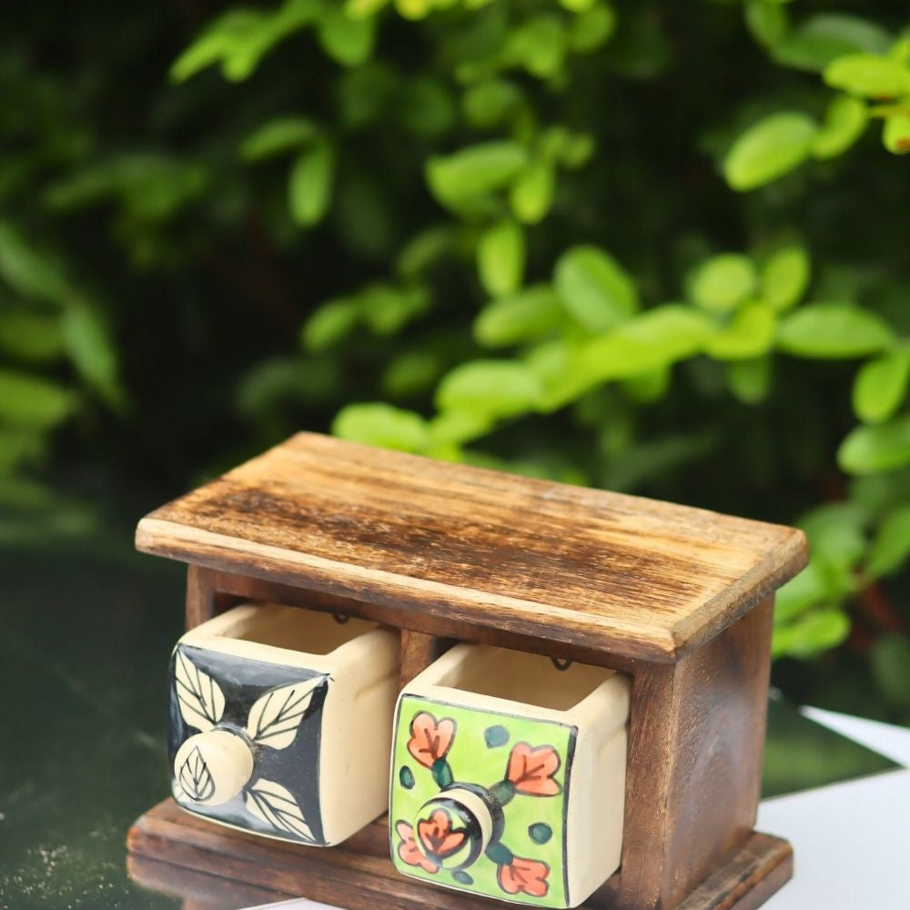 Wooden Decor Drawer – Wildflower made by wooden
