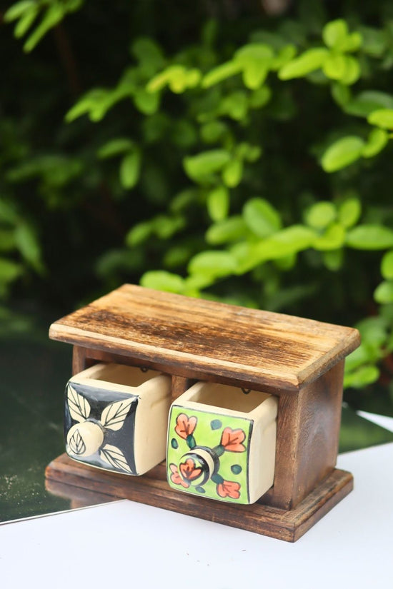 Wooden Decor Drawer – Wildflower made by wooden