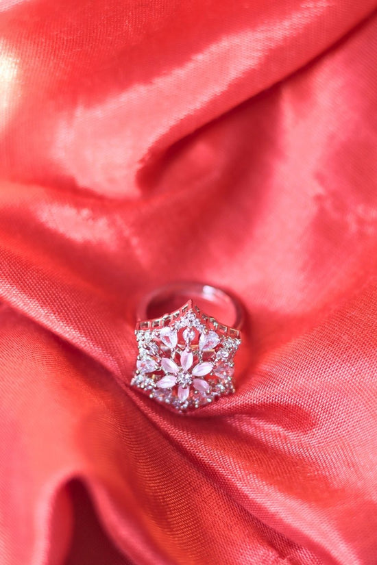 Pink Radiance Ring handmade in India