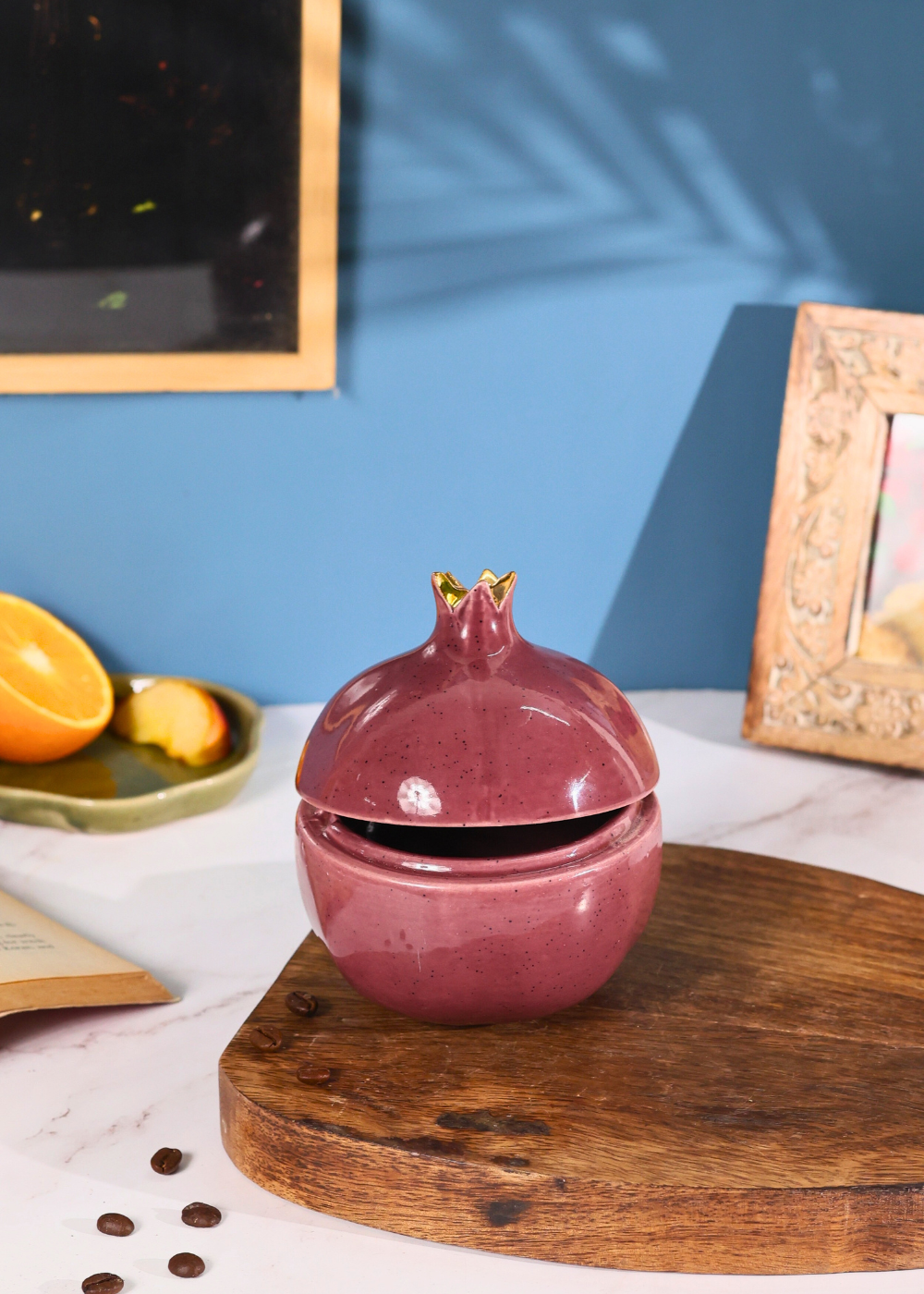 ceramic lilac anar jar 