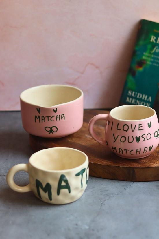 Set of 3 - Matcha Love Combo with premium quality material