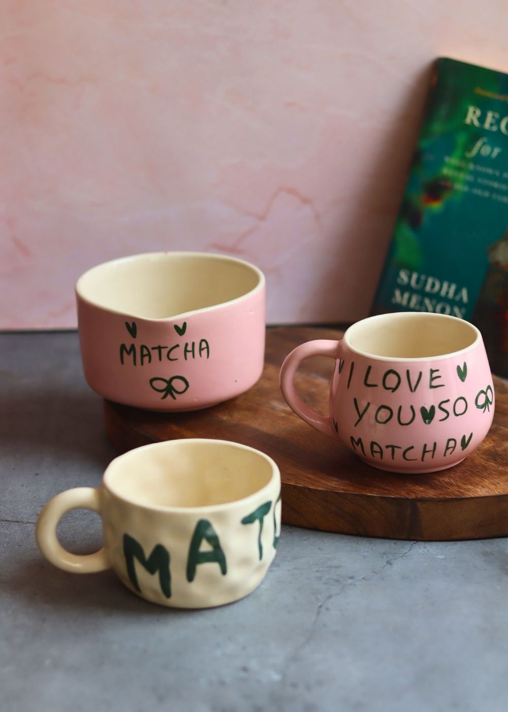 Set of 3 - Matcha Love Combo with premium quality material