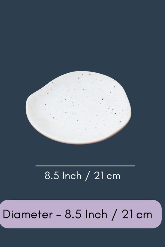 Misfit Snack Plate - White