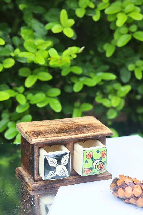 Wooden Decor Drawer – Wildflower handmade in India