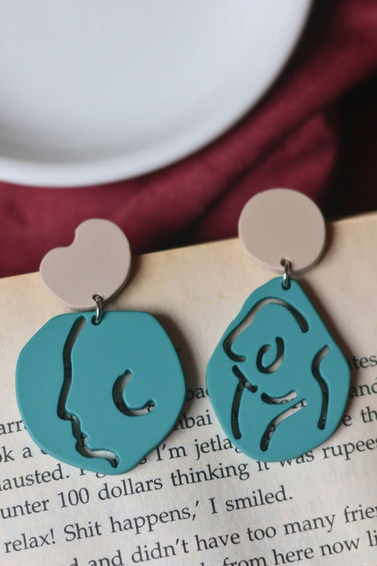 Abstract Face Earrings with premium quality material