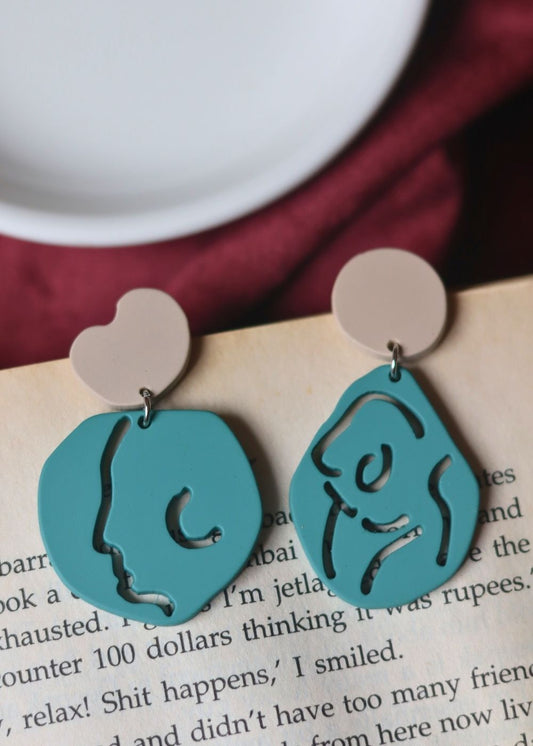 Abstract Face Earrings with premium quality material