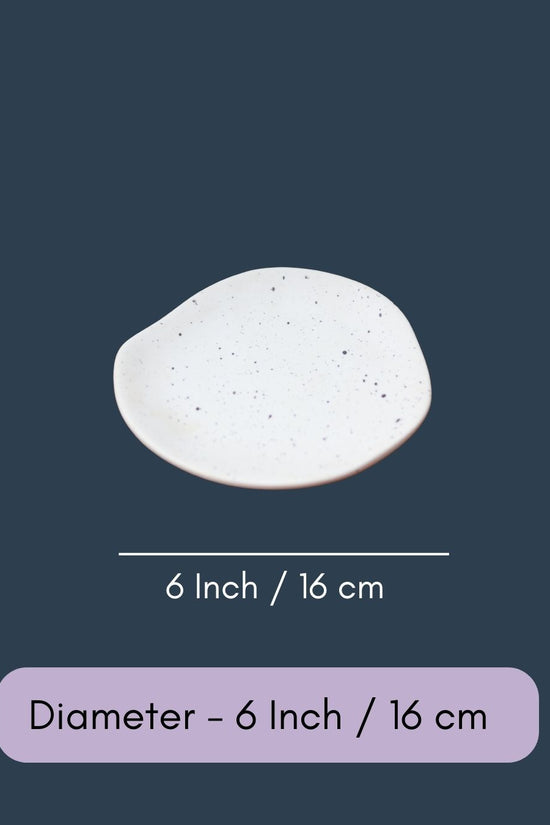 Misfit Dessert Plate - White