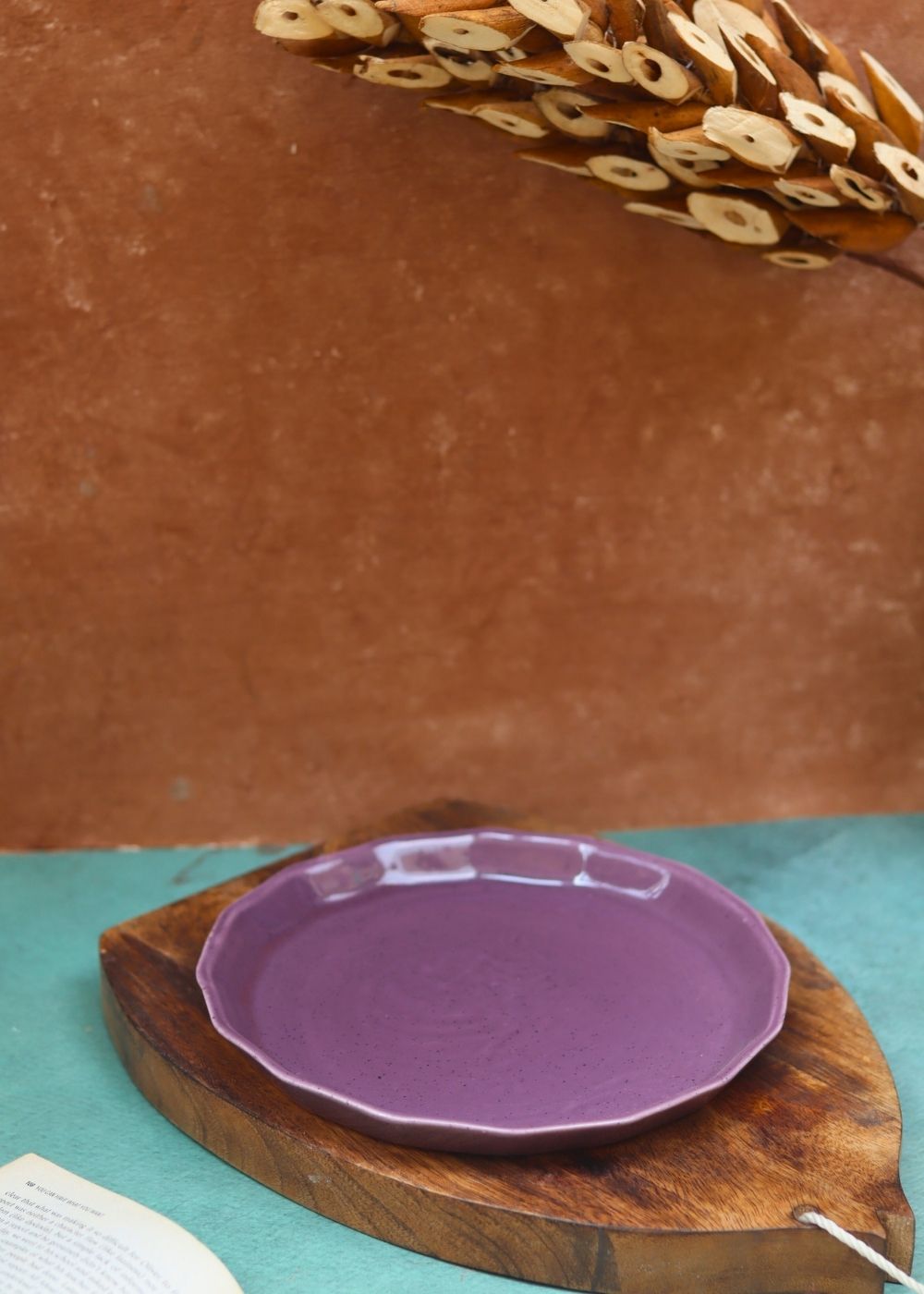 handmade Lavender Snack Plate