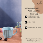 Sky blue chai cup specification