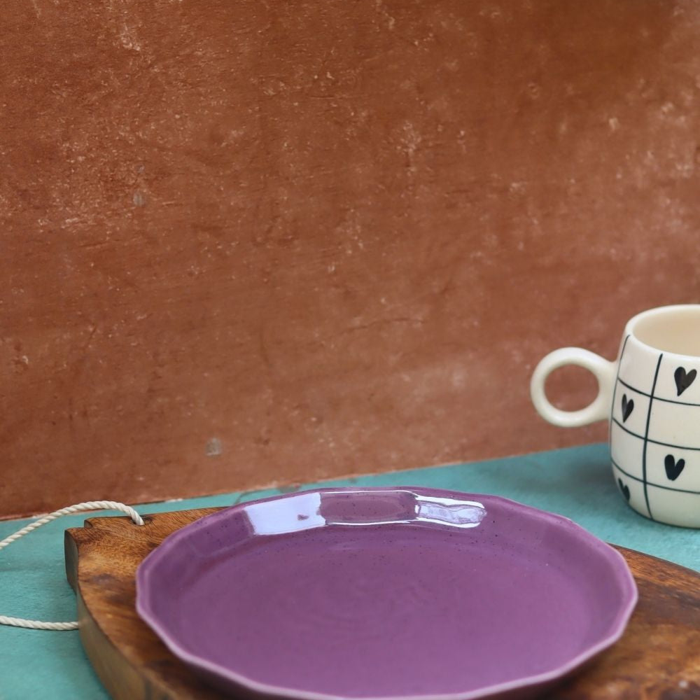 Lavender Snack Plate with premium quality material